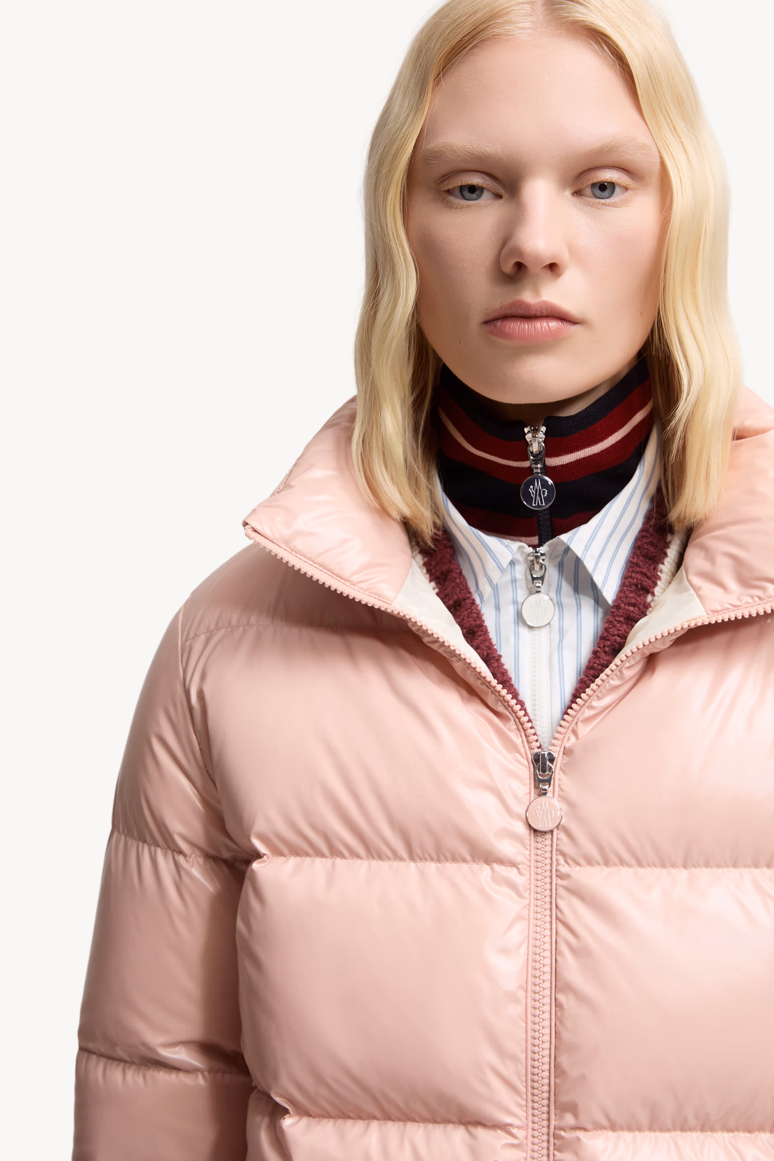 Abbadia Short Down Jacket Women Pink Moncler 6